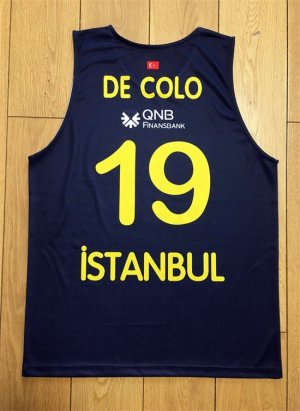 Beko Nando de Colo 19 Fenerbahce Basketball Jersey Black